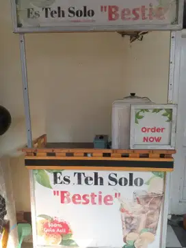 Gerobak dorong  es teh,dll