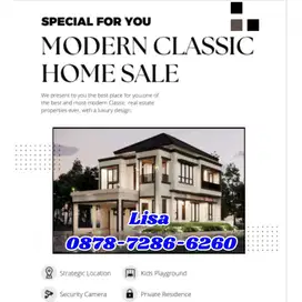 Rumah Premium, Desain Modern, Open 5,95M Hunian Mewah Foresta Naturale