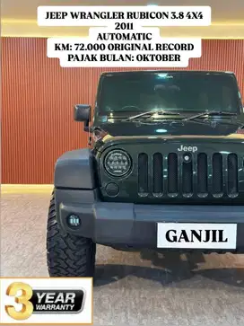 [ 3 YEAT WARRANTY ] JEEP WRANGLER RUBICON 2011 3.8 AUTOMATIC