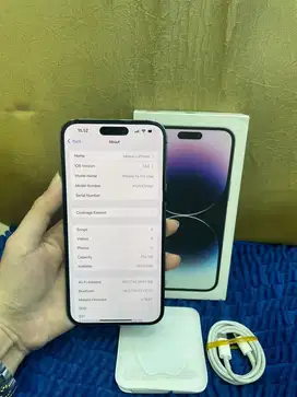 Iphone 14 promax 256gb second ibox mulus fullset ori