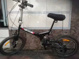 Dijual cepat sepeda lipat merek Ace airwalk alumunium alloy