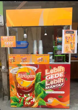 dijual booth es teh