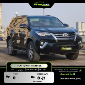 FORTUNER G DIESEL HITAM DP 0%!!