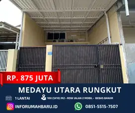 Medayu Utara dekat UPN Rungkut ‼️Rumah Siap Huni 1 Lantai Bebas Banjir