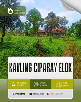 Kavling Ciparay Elok Dijual Cepat Tanah Datar Siap Bangun