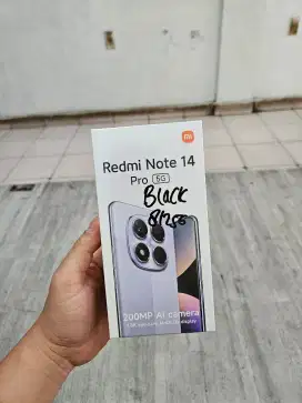 Redmi Note 14 Pro 5G 8/256Gb Baru - Resmi #Relax