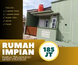 RUMAH CLUSTER MURAH SHM AKSES STRATEGIS DEKAT STASIUN MULAI 195 JUTAAN