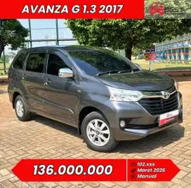 Cash Toyota Avanza g 1.5 Manual 2017