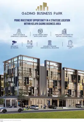 Jual Brand New Mini Building 4 Lantai dekat Mall Artha Gading