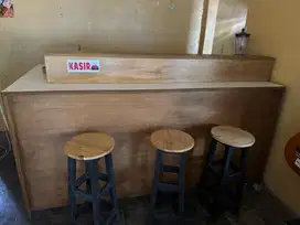 Meja Bar Coffeshop atau warmindo