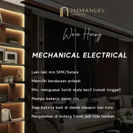Di cari tukang / teknisi listrik bangunan