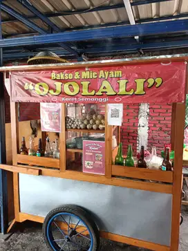 Gerobak bakso dan mie ayam full set