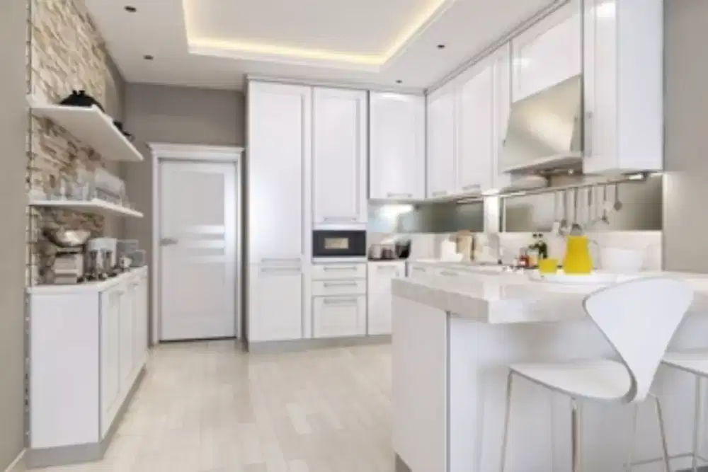 Kitchen set minimalis wallpaper living room bedroom set Lemari