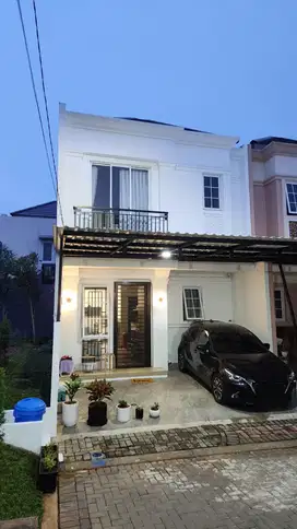 Rumah Hoek Savia Park Nusaloka BSD Semi Furnish 3KT 72m2 Siap AJB