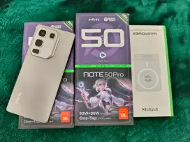 Infinix Note 50 pro Coklat Ram 8/256 lengkap