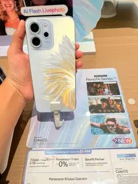 OPPO RENO 14 F SEGAMPANG ITU CICILAN DI HOMECREDIT BEBAS 1X CICILAN