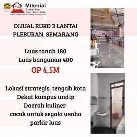 Dijual Ruko 3 Lantai Tengah Kota Semarang