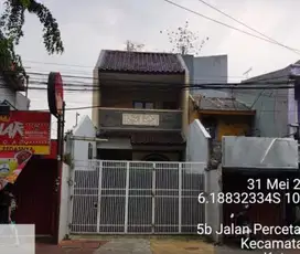 dijual ruko murah di jalan percetakan negara II, johar baru, jakpus