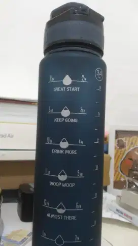 TERMURAH!!! Botol Minum DIY 1 Liter warna menarik