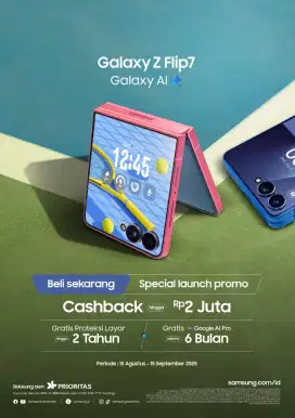 New Samsung galaxy flip 7 | BISA KREDIT DP 0% | BISA TUKAR TAMBAH