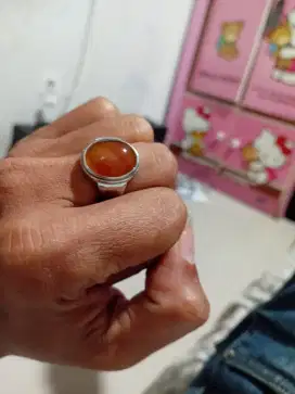 Batu akik orange raflesia