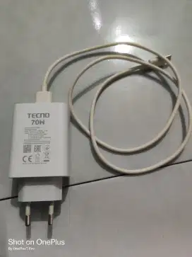Charger tecno 70watt original