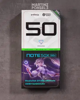 Infinix Note 50X 5G 8/256 Garansi resmi 1 Tahun