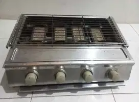 Kompor Panggangan Grill 4 Tungku
