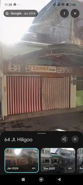 Disewakan Ruko 1,5 lantai jalan Hilligoo 66