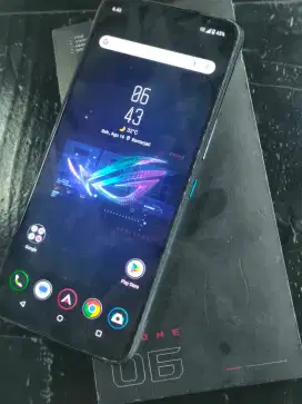 Asus rog phone 6 8/256gb lengkap bekas