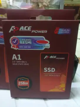 Ssd 256gb baru, garansi 1th, mantap