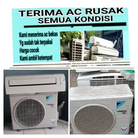 Terima ac bekas rusak