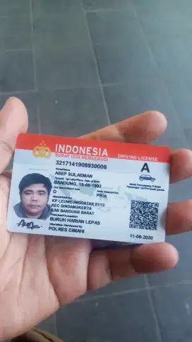 Cari kerjaan Driver sim A