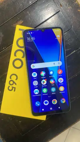 Poco c65 nfc 6/128gb lengkap