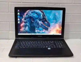 Minus tutup engsel copot! Laptop MSi GL62M i7