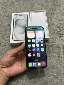 Iphone 15 128gb Black IBOX Garansi On Juni 2026