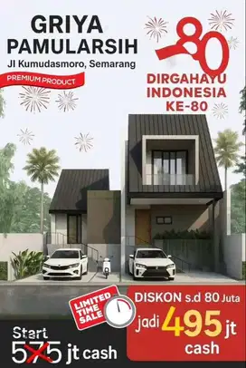 Rumah semarang barat manyaran depan SPBU Pamularsih