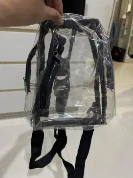 Tas ransel transparan kecil