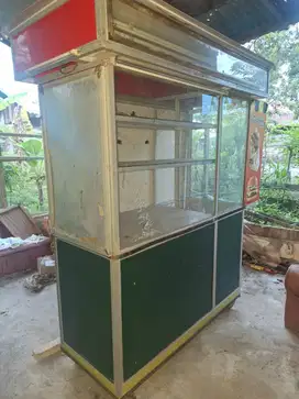 Gerobak jualan ukuran Tinggi 2 meter lebar 1,5 meter