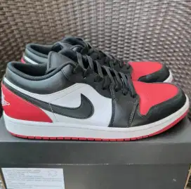 Nike Air Jordan 1 Low Bred Toe Original