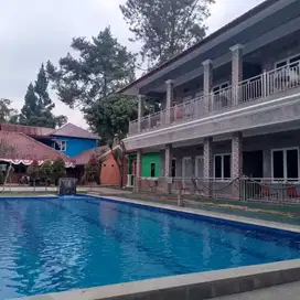 di jual villa 5 unit bangunan di megamendung
