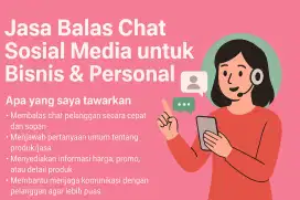JUAL JASA BALAS CHAT DI PLATFORM SOSIAL MEDIA