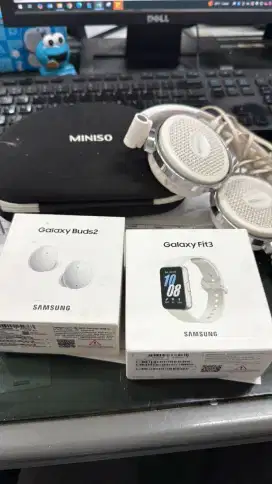 Smartwatch samsung Galaxy Fit 3+Samsung Galaxy buds2+Earphone Miniso