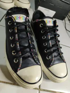 Converse CT Low Leather Black White Japan Market 41