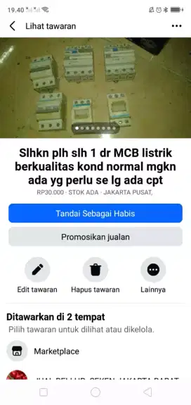 Slhkn plh slh 1 dr MCB listrik berkualitas kond normal mgkn ada yg bth