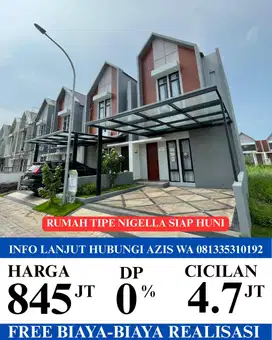 Rumah baru siap huni tipe nigella lokasi safira juanda resort sidoarjo