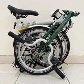 BROMPTON M6L PAPYRUS WHITE GREEN 2019 - ISTIMEWA