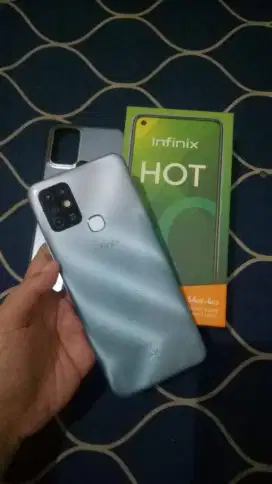 Infinix hot 10 Ram 4/64 fullset