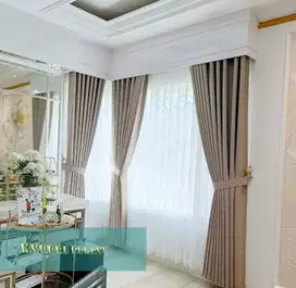 Menjual Tirai Gorden Jendela Gordyn Mewah Hordeng Terbaru Murah