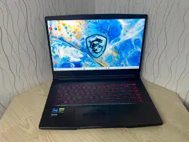 MSI GF63 Thin 11 sv i7 gen 11 ram 16/512 gtx 1650 mulus normal